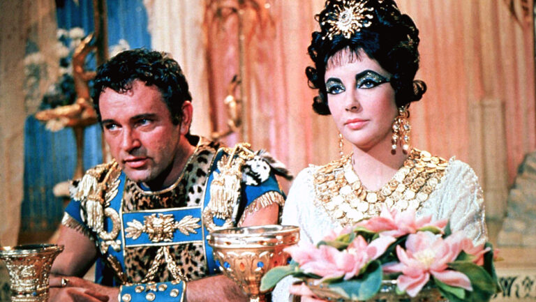 Elizabeth Taylor and Richard Burton in 1963’s ‘Cleopatra.’