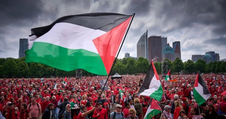 هولندا تعتقل محتجين مؤيدين لفلسطين في احتفال بذكرى الحرب العالمية الثانية