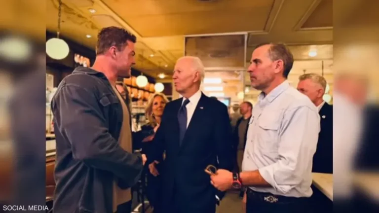 بايدن يفاجئ طاقم «ريتشر» بزيارة أثناء تصوير مطاردة بايدن يفاجئ طاقم «ريتشر» بزيارة أثناء تصوير مطاردة