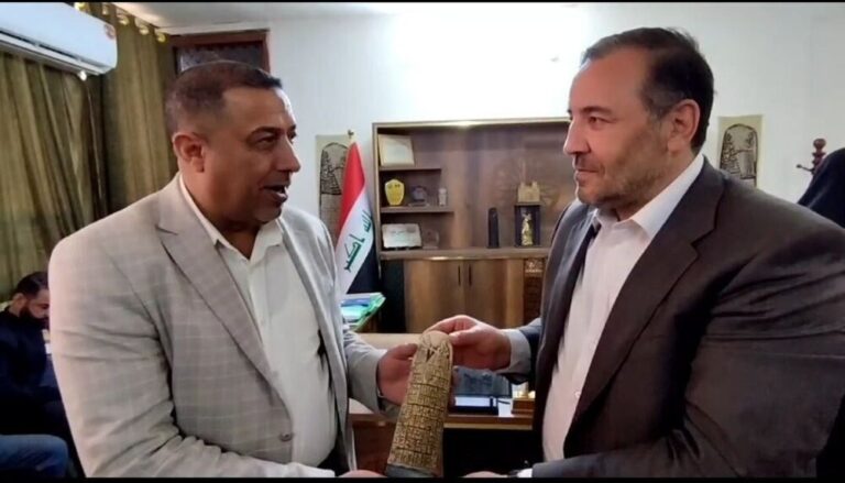 بغداد اليوم تحسم جدل قصة اهداء "تمثال بابلي" إلى مسؤول ايراني » وكالة بغداد اليوم الاخبارية