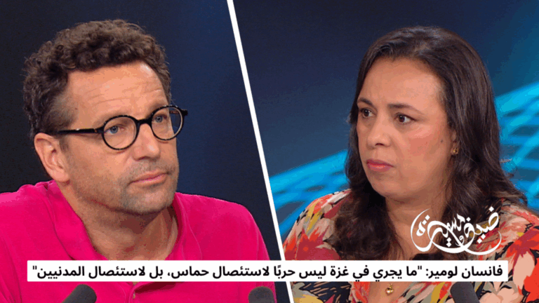 فانسان لومير: "ما يجري في غزة ليس حربًا لاستئصال حماس، بل لاستئصال المدنيين"