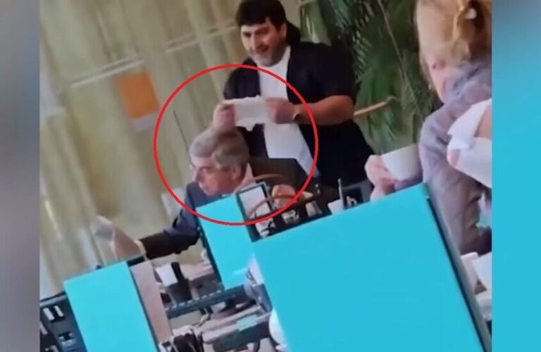 فضيحة "الحفاضة" تضرب رئيس الأولمبية الدولية في مكان عام (فيديو) » وكالة بغداد اليوم الاخبارية