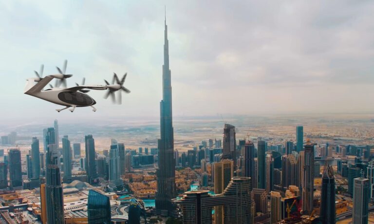 التاكسي الطائر في دبي.. 10 دقائق من المطار إلى نخلة جميرا | تكنولوجيا