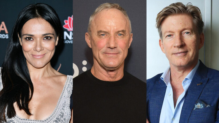 Simone Kessell, Robert John Burke and David Wenham