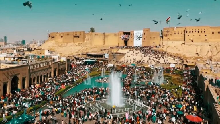 بالصور.. أربيل تحتفل بذكرى المولد النبوي الشريف » وكالة الانباء العراقية (واع) بالصور.. أربيل تحتفل بذكرى المولد النبوي الشريف