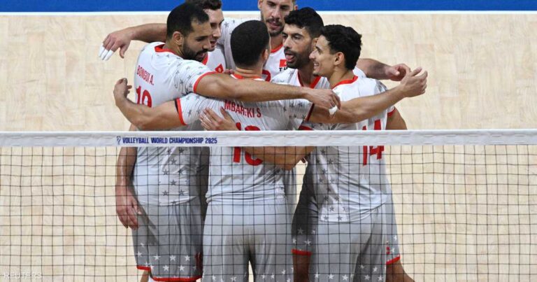 تونس تفوز على مصر وتتأهل لدور الـ16 ببطولة العالم للطائرة
