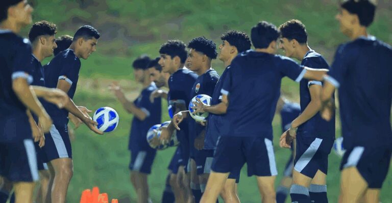 منتخب ناشئي العراق لكرة القدم يختتم تحضيراته لكأس الخليج العربي منتخب ناشئي العراق لكرة القدم يختتم تحضيراته لكأس الخليج العربي