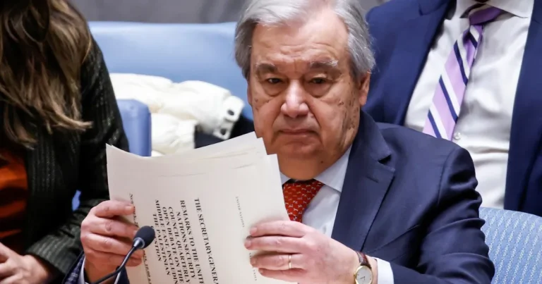 جوتيريش يدعو لتفعيل أنظمة التحذير من الكوارث البيئية جوتيريش يدعو لتفعيل أنظمة التحذير من الكوارث البيئية