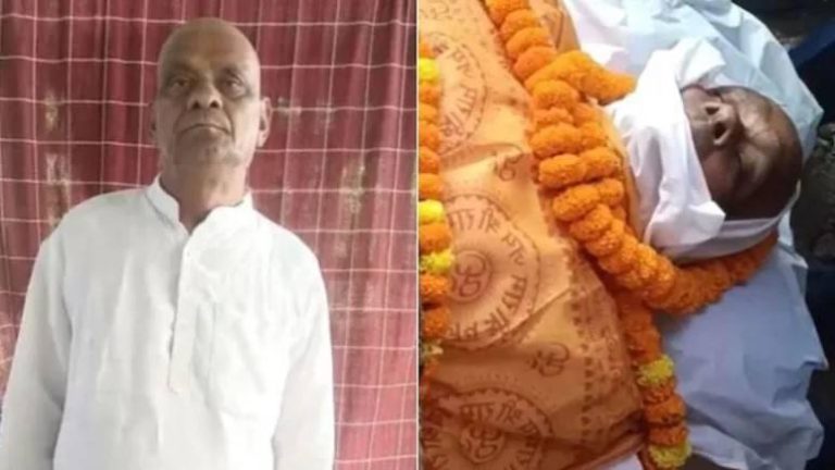 هندي يدعي الموت ليختبر محبة أصدقائه