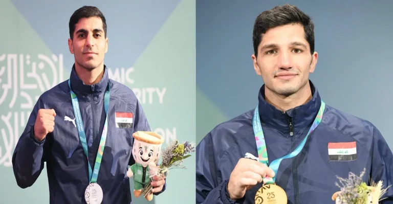 أول ذهبية للعراق تليها فضية ضمن منافسات التضامن الإسلامي أول ذهبية للعراق تليها فضية ضمن منافسات التضامن الإسلامي