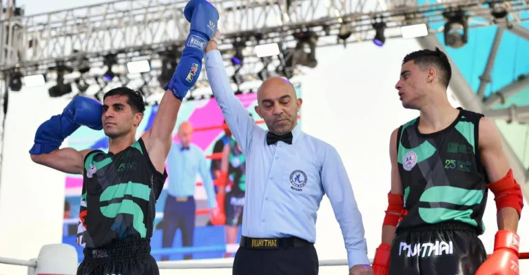 إياد البدر يتأهل إلى نصف نهائي المواي تاي في دورة التضامن الإسلامي إياد البدر يتأهل إلى نصف نهائي المواي تاي في دورة التضامن الإسلامي