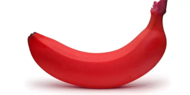 الموز الأحمر يخفي سراً تجميلياً