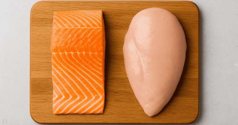 أيّهما صحي أكثر.. الدجاج أم السلمون؟ أيّهما صحي أكثر.. الدجاج أم السلمون؟