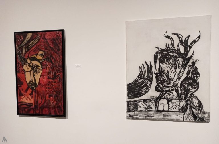 بين الوطن والغربة.. 16 قناعاً تجسد فلسفة الإنسان في معرض أياد الموسوي » وكالة الانباء العراقية (واع) بين الوطن والغربة.. 16 قناعاً تجسد فلسفة الإنسان في معرض أياد الموسوي