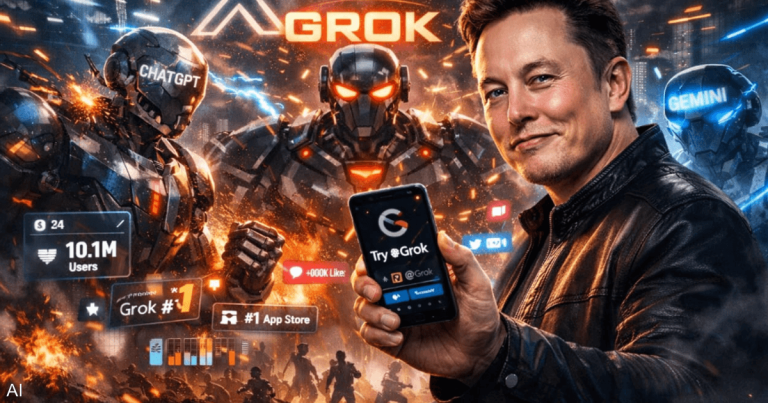 كيف قاد إيلون ماسك حملة "غروك" لاختراق عرش الذكاء الاصطناعي