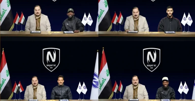 بعد حل الأزمة المالية.. النجف يبرم تعاقدات شتوية لإنقاذ الفريق بعد حل الأزمة المالية.. النجف يبرم تعاقدات شتوية لإنقاذ الفريق