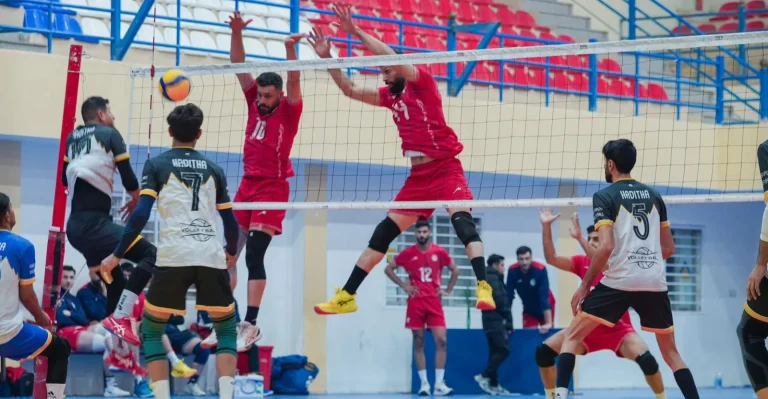 نتائج 4 مباريات من الجولة الرابعة للدوري الممتاز لكرة الطائرة نتائج 4 مباريات من الجولة الرابعة للدوري الممتاز لكرة الطائرة