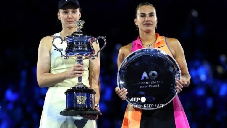 بطولة أستراليا للتنس: الكازاخستانية ريباكينا تحرز اللقب بفوزها على البيلاروسية سابالينكا في النهائي