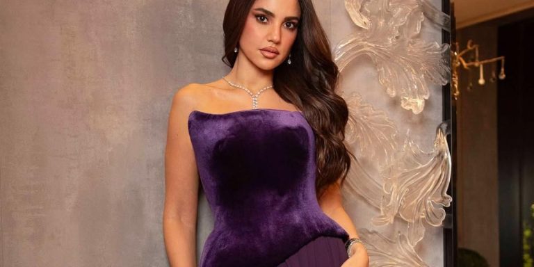 فساتين سهرة بألوان غير تقليدية لسهرة عيد الحب من النجمات .. بالصور