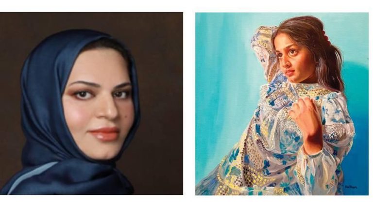 لوحات كلثم بالسلاح.. سرد بصري يستحضر روح التراث