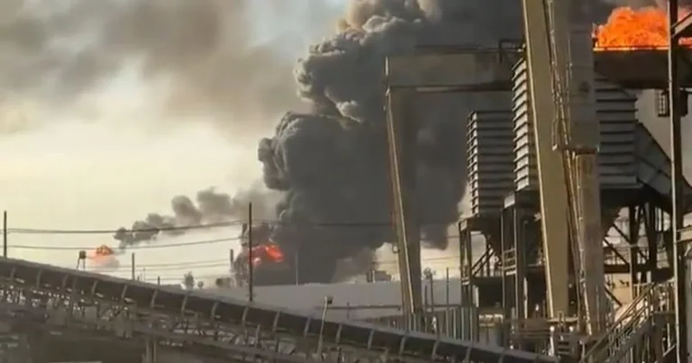اندلاع حريق في مصفاة نفط بولاية تكساس الأميركية