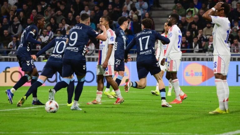 ليون يودع الدوري الأوروبي بعشرة لاعبين وسلتا فيغو يضرب موعدا مع فرايبورغ في ربع النهائي