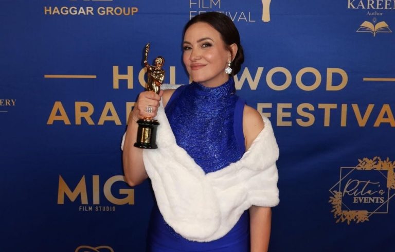 ريهام عبد الغفور تعلّق على تكريمها في مهرجان هوليوود