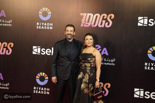 كريم عبد العزيز وزوجته يتألقان في العرض الخاص لفيلم «7Dogs» كريم عبد العزيز وزوجته يتألقان في العرض الخاص لفيلم «7Dogs»