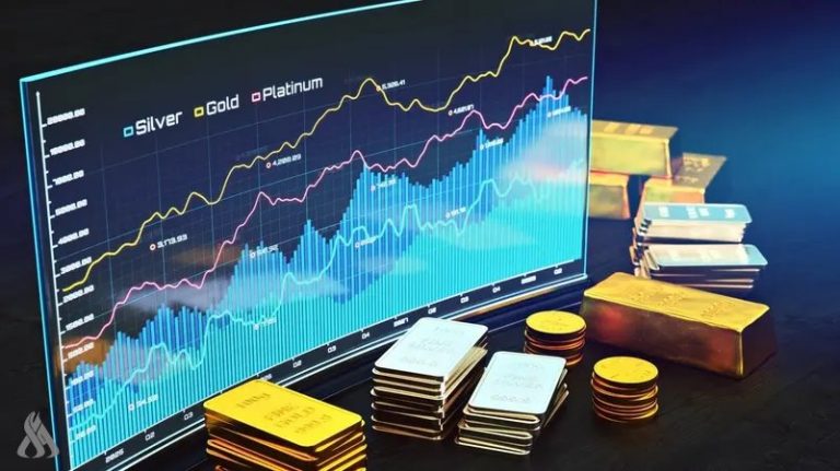 ارتفاع أسعار الذهب مع انخفاض عوائد سندات الخزانة الأميركية